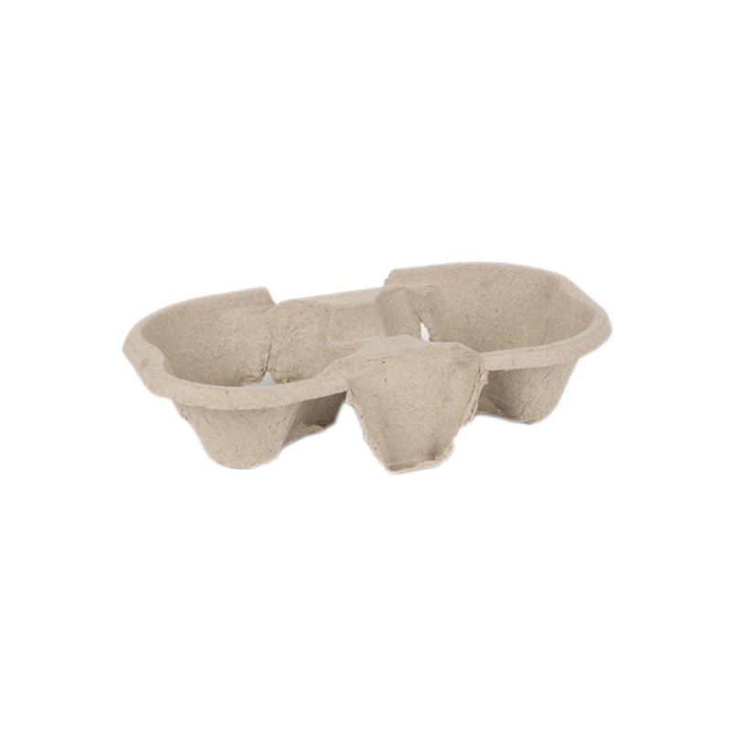 Moulded Pulp Fibre 2 Cup Carriers (Pack 90)
