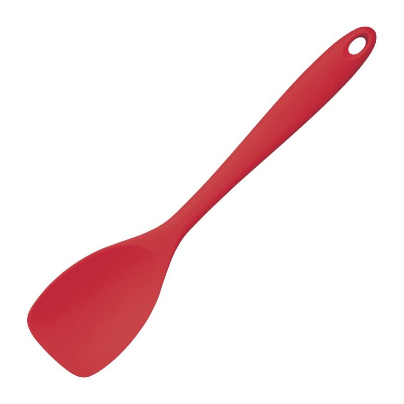 Vogue Silicone Spoon Spatula Red 28cm - 11" great for non stick.