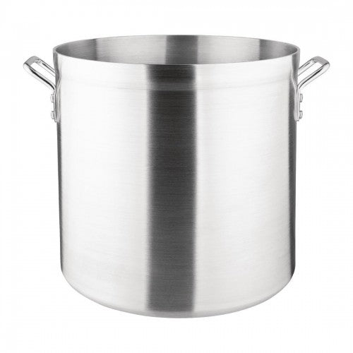 Vogue Aluminium Stock Pot 30cm - Size:30cm. Capacity: 18.9Ltr. Material: Aluminium. Compatible with lid: S359.