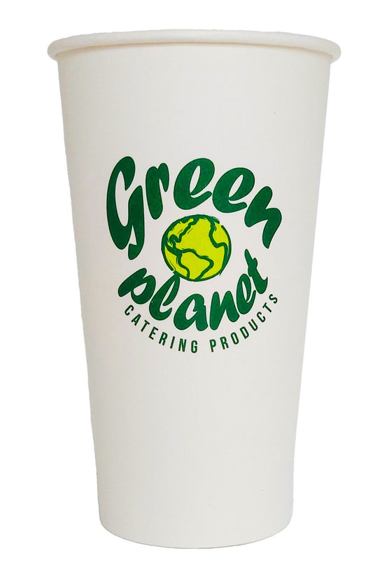 Disposable Paper Cup 20oz CA Marked Case of 1000