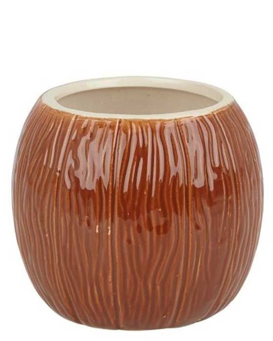 Ceramic Coconut Tiki Mug 500ml Box of 6