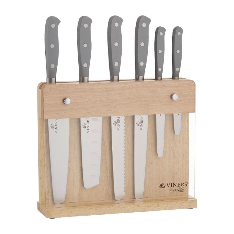 Viners Assure Elite 7-Piece Knife Set with Block