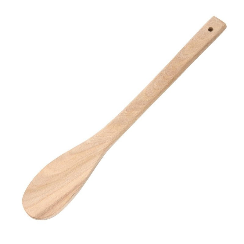 Vogue Round Ended Wooden Spatula 12" - Length: 305mm. Round end.