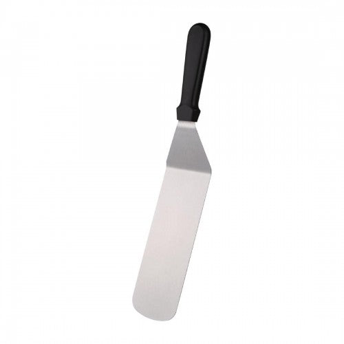 Vogue Solid Spatula Turner - Stainless steel. Length: 10"/ 255mm.