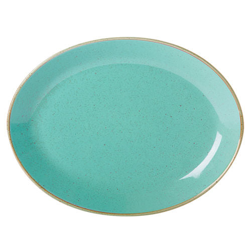 Sea Spray Oval Plate 30cm/12" x 6