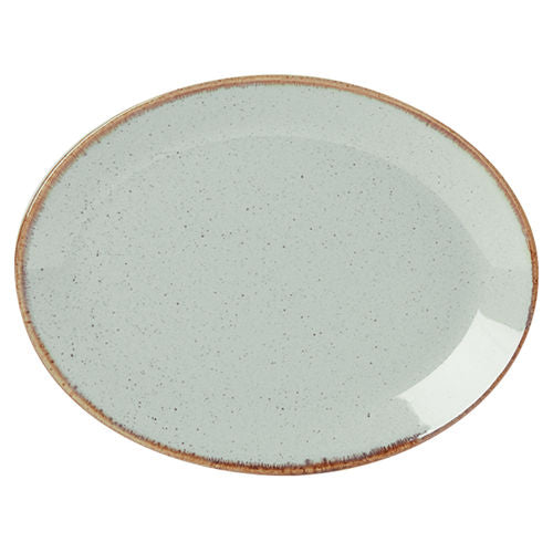 Stone Oval Plate 30cm/12" x 6