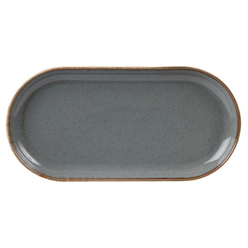 Storm Narrow Oval Plate 30cm x 6