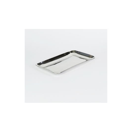 Steel Hammered Rectangular Platters 7.5"x4.5"