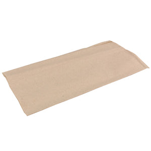 Recycled Lunch Napkin Kraft 33x33cm 2ply 1/8 Fold (Pack of 2000)