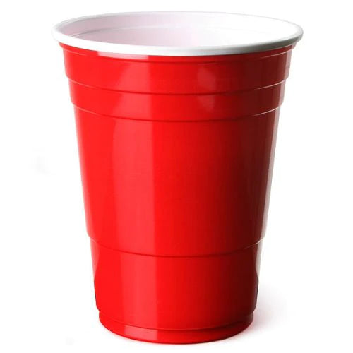 Dispsable Red American Party Cups Disposable 16oz (Box of 1000)