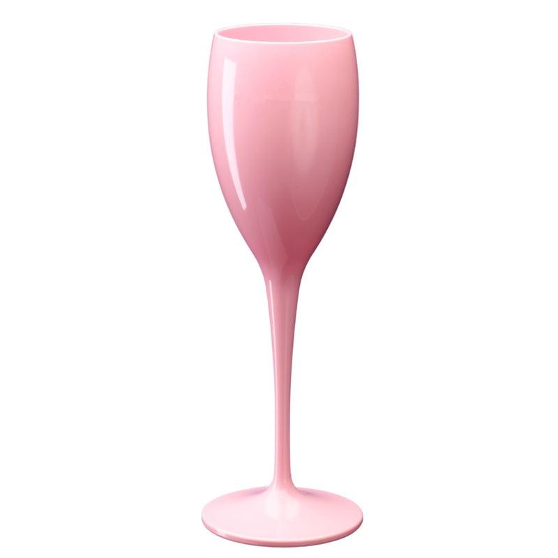 175ml Champagne Flute Polycarbonate Pink (24)