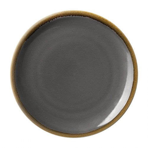 Olympia Kiln Smoke Coupe Plate - 228mm 9" (Box 6)