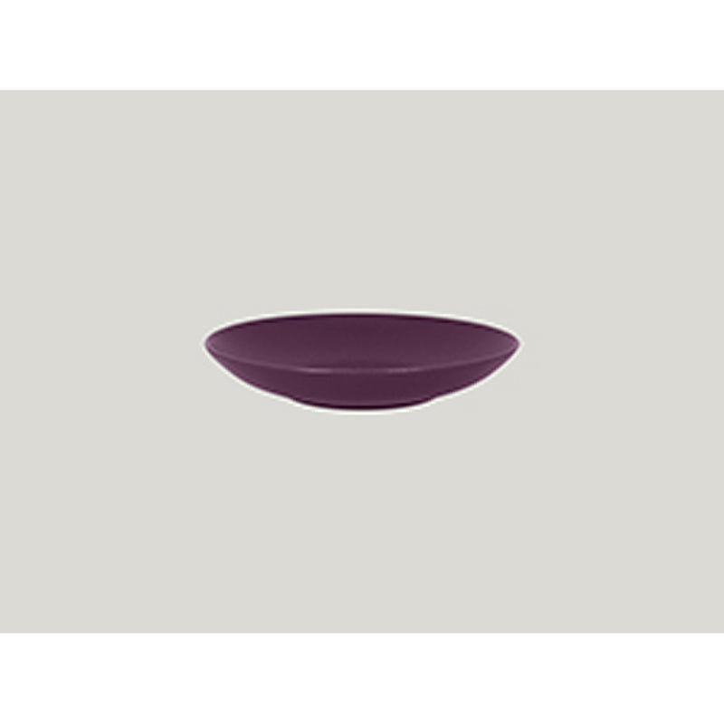 NMELLOW DEEP COUPE PLATE 23CM PLUM PURPL x12