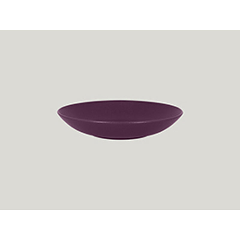 NMELLOW DEEP COUPE PLATE 26CM PLUM PURPL x12