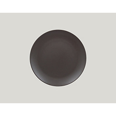 GENESIS FLAT COUPE PLATE - COCOA D 21CM  x12