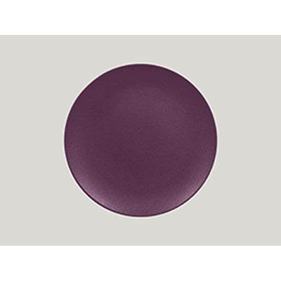 NMELLOW FLAT COUPE PLATE 29CM PLUM PURPL x12