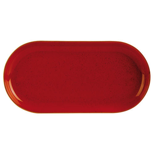 Magma Narrow Oval Plate 32x20cm/12.5x8" x 6