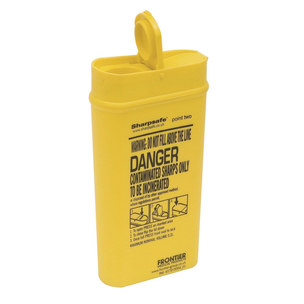 Sharps Disposal Bin 0.6ltr capacity