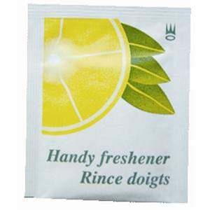 Lemon Scented Hand Finger Wipes x 1000