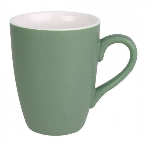 Olympia Pastel Porcelain Mug Green - 340ml 12oz (Box 6)