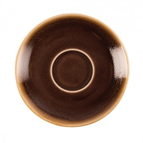 Olympia Kiln Bark Saucer (for GP360) - 115mm (Box 6)