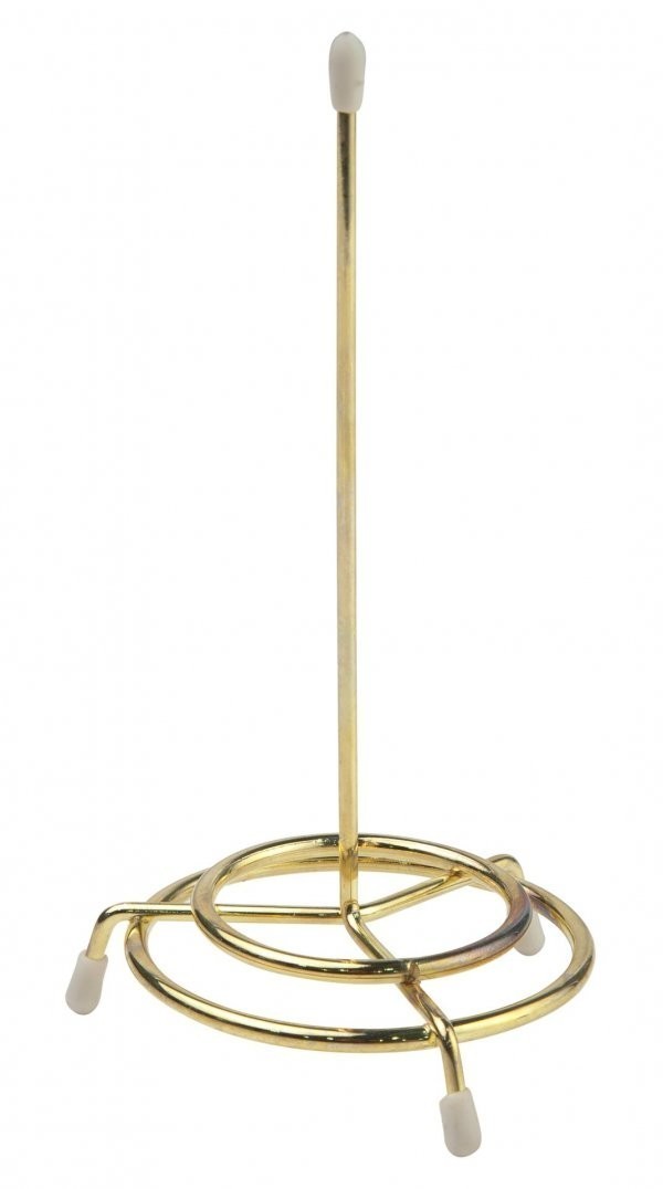 Cheque Spindle Brass Plated 6.5" High