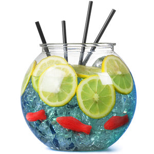 Plastic Cocktail Fish Bowl 105.5oz / 3ltr *Handwash Only