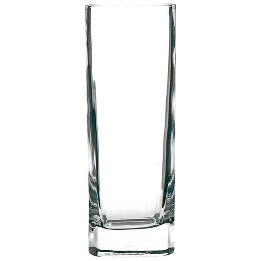 Strauss Square Base Hiball Glasses 8.8oz / 250ml Box of 6