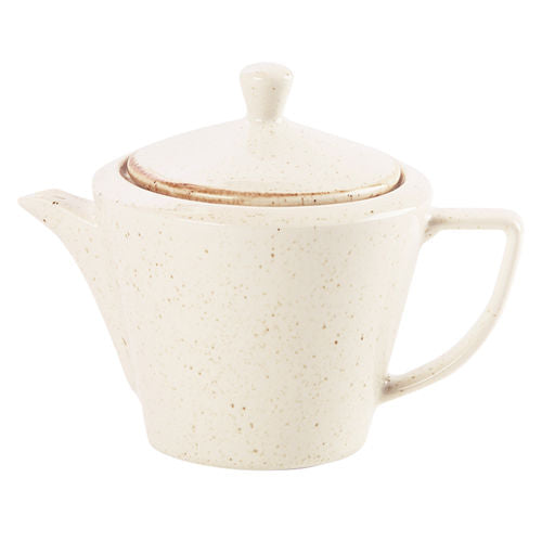 Oatmeal Conic Tea Pot 50cl/18oz x 6