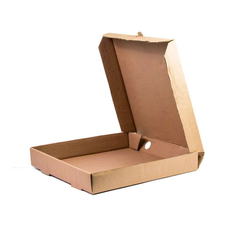 9" Plain Brown Pizza Boxes 1x100
