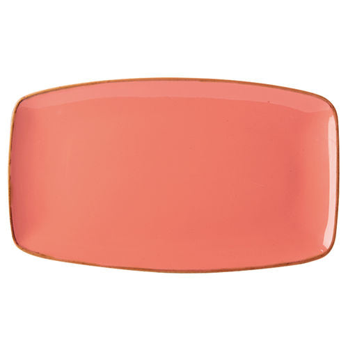 Coral Rectangular Plate 31x18cm/12"x7" x 6