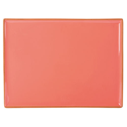 Coral Rectangular Platter 27x20cm/10.75x8.25" x 6