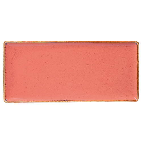 Coral Rectangular Platter 35x15.5cm/13.75"x6" x 6