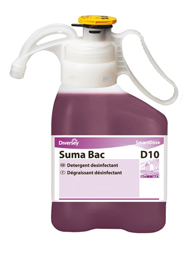 Diversey Suma Bac D10 Cleaner and Sanitiser Concentrate Smartdose 1.4L