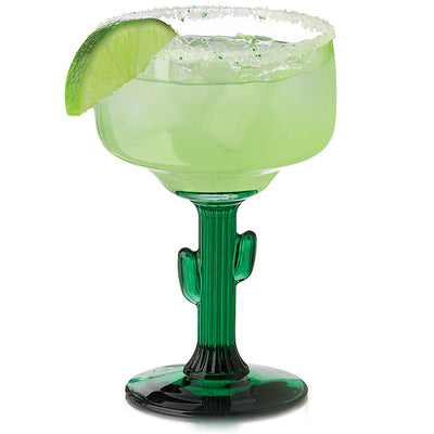Cactus Margarita Glasses 12.5oz / 355ml x 4