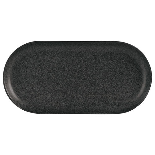 Graphite Narrow Oval Plate 32x20cm/12.5x8" x 6