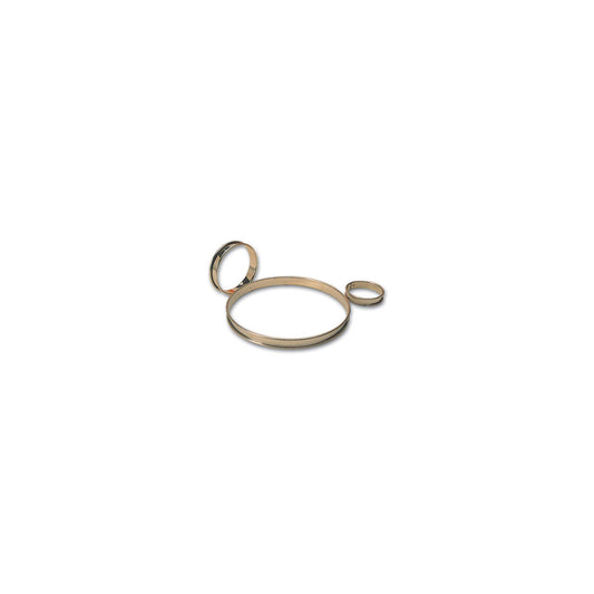 STAINLESS STEEL TART RING 80MM X 16MM    x6