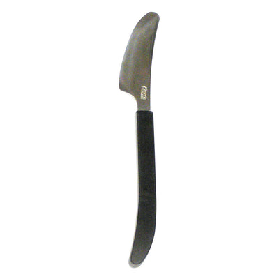 STRAIGHT KNIFE BLACK HANDLE             