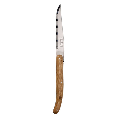 OAK HANDLED STEAK KNIFE NR               x6