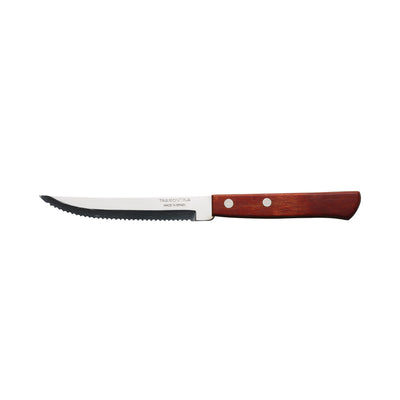 POLYWOOD STEAK KNIFE POINT BLADE RED21CM x12