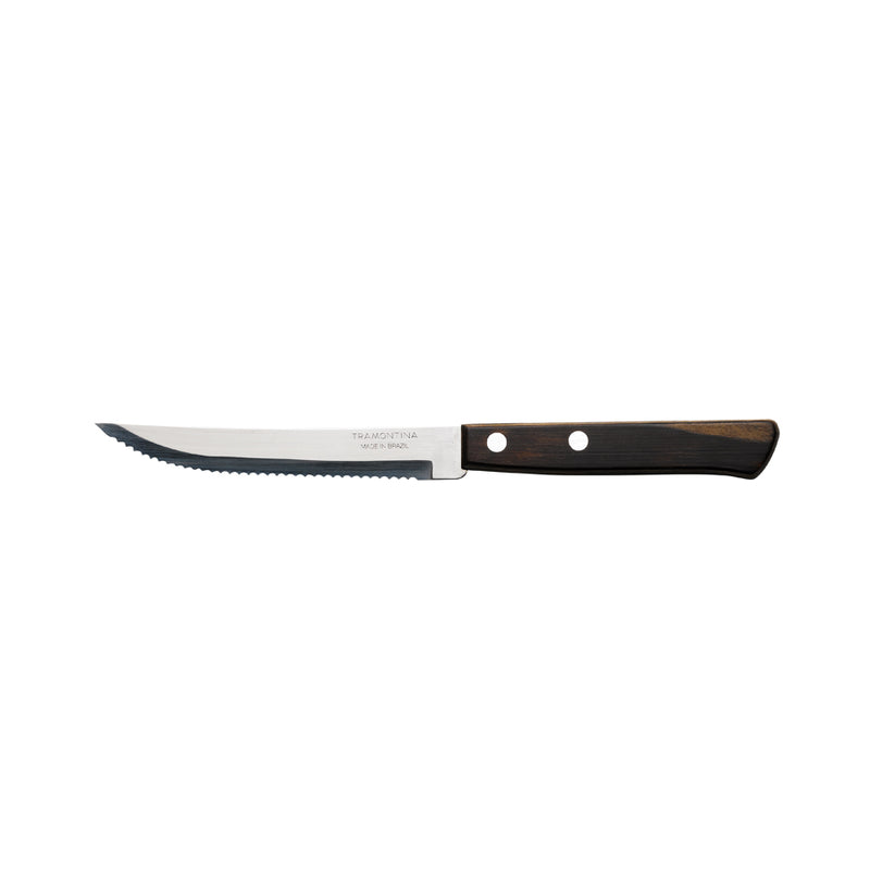 POLYWOOD STEAK KNIFE POINT BLADE BLK21CM x12
