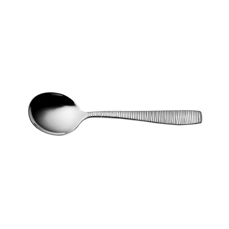 BAMBOO SOUP SPOON 17.2CM 3MM SILVER      x12