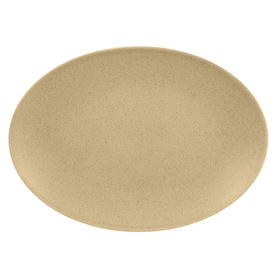 GENESIS OVAL PLATTER ALMOND L 32CM W 23C x6