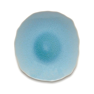 JARS PLUME ATOLL BLUE DESSERT PLATE 22CM x6