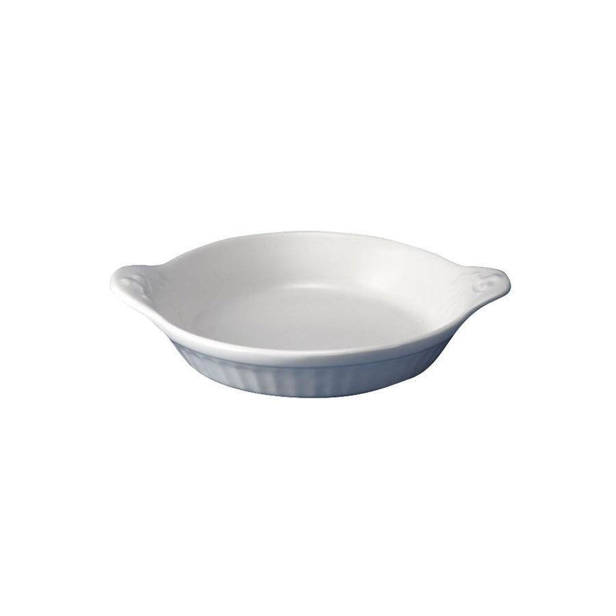 PLAIN WHITE R'EARED DISH 5.25"           x6