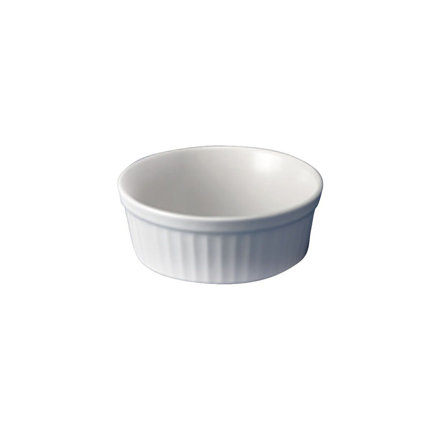 PLAIN WHT PIE DISH NO.8 5.25"            x12