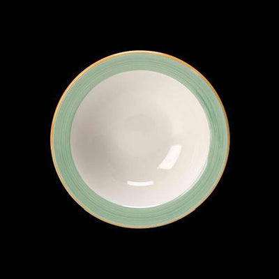 RIO GREEN OATMEAL BOWL 14CM 5         NR x36