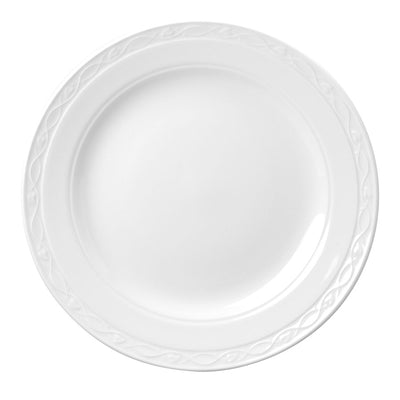 CHATEAU WHITE PLATE 25.4CM 10            x24