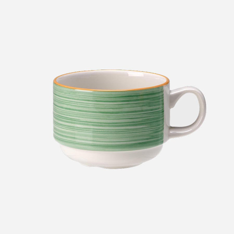 RIO GREEN TEACUP STACKING 6           NR x36