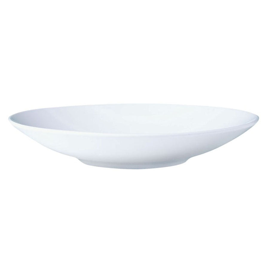 WHITE CONTOUR BOWL 6" NR                 x36